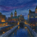 Toile non encadrée 20x20 collection Ottawa