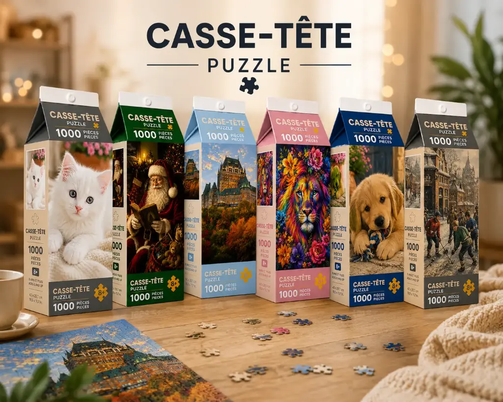 [9910423001] Puzzle de boîte à lait