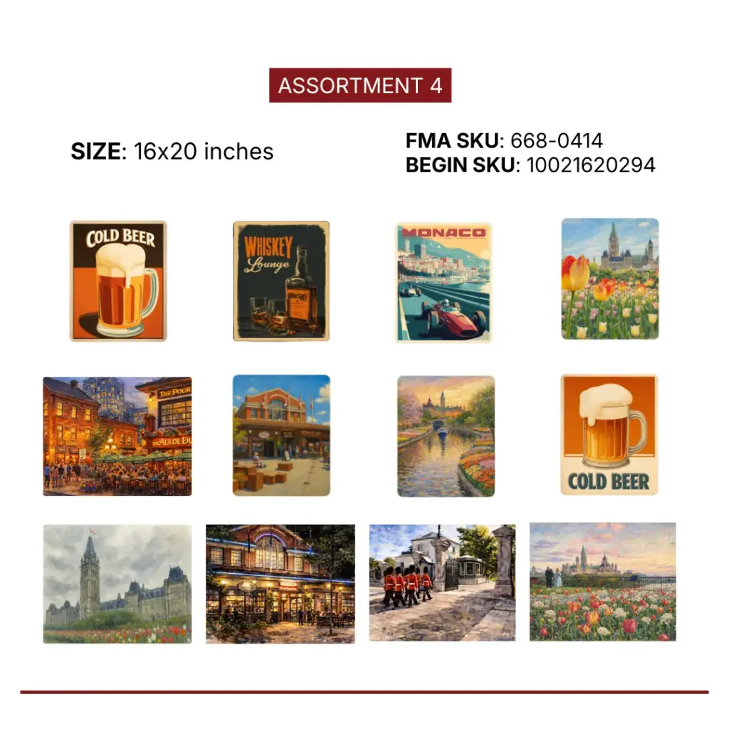 Frameless Canvas 16x20