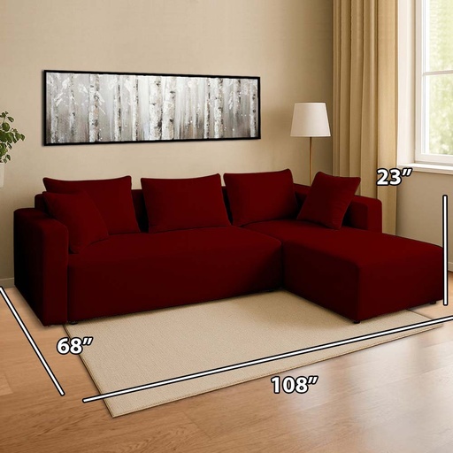 [3440P003CH17] Big sectional sofa