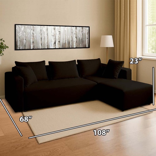 [3440P003CH34] Big sectional sofa