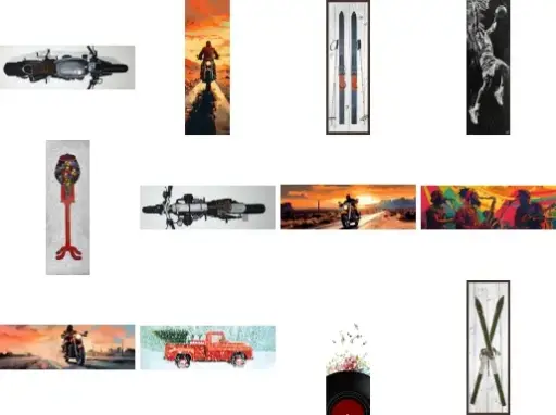 [10021648C378A2] Unframed canvas 16x48