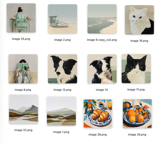 [1002121220] Unframed canvas 12x12