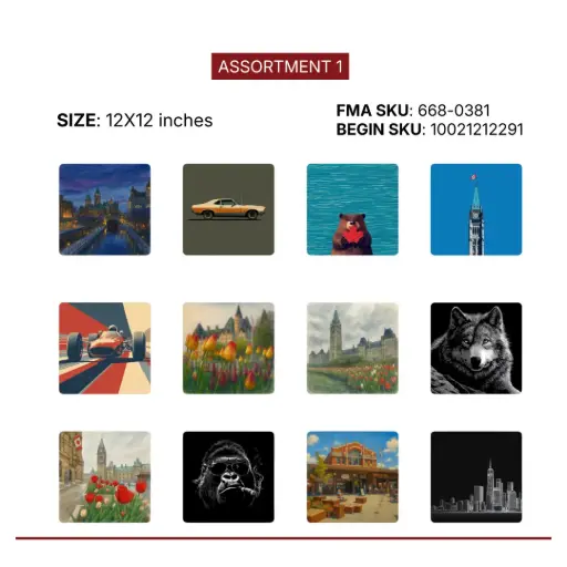 [10021212291] Frameless Canvas 12x12