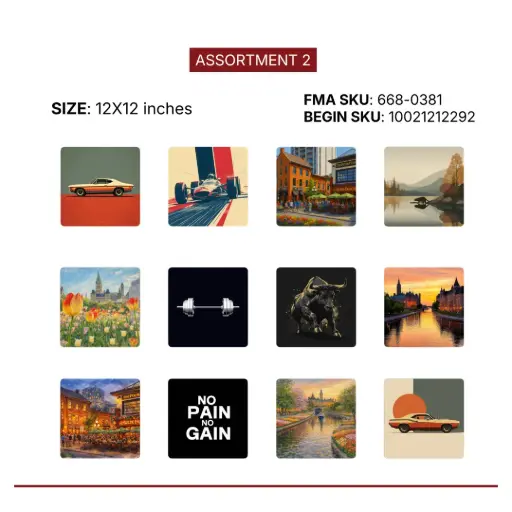 [10021212292] Frameless Canvas 12x12 